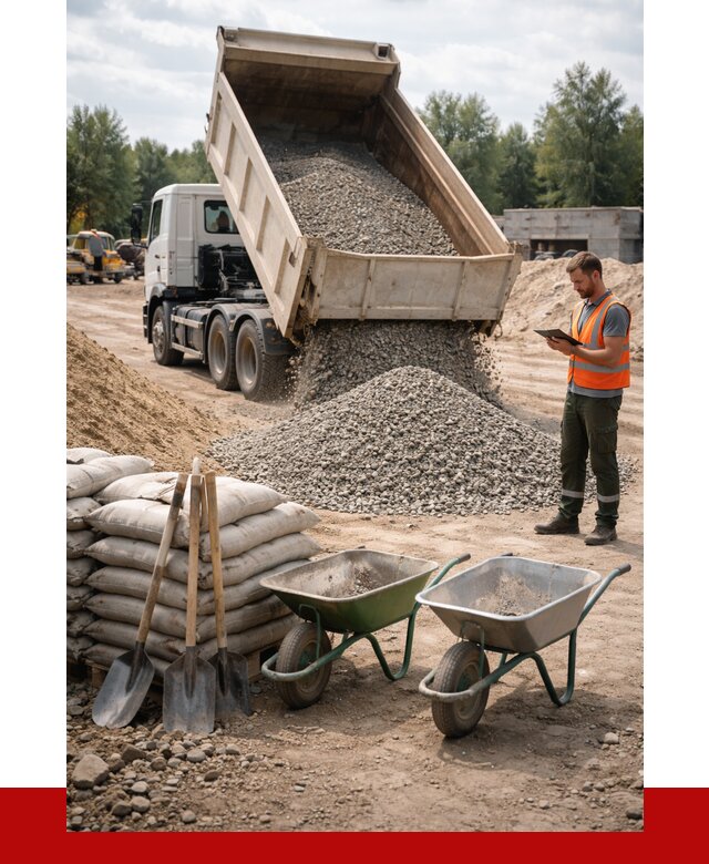 Доставка нерудных материалов в Кинешме от 1213 руб. | ПРОНЕРУДКнш
