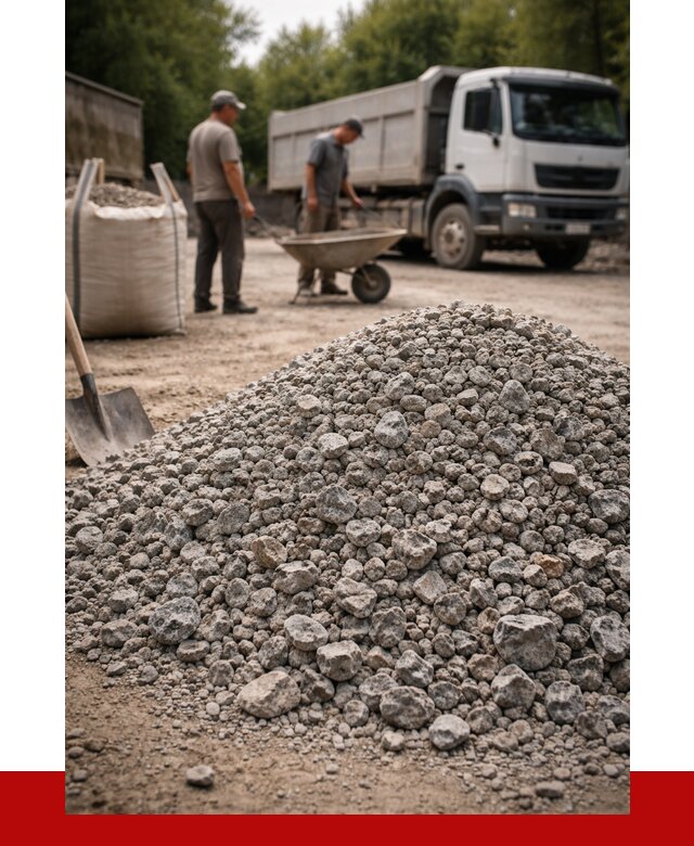 Гранитный щебень фракция 20-40 в Кинешме от 3234 руб. ПРОНЕРУДКнш