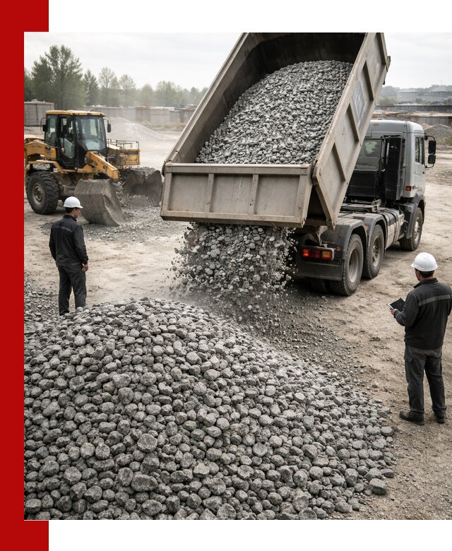 Доставка гранитного щебня фракции 20-40 в Кинешме