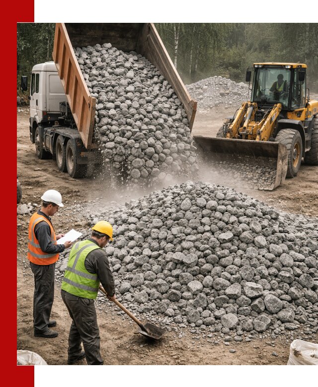 Гранитный щебень фракция 70-150 доставка в Кинешме