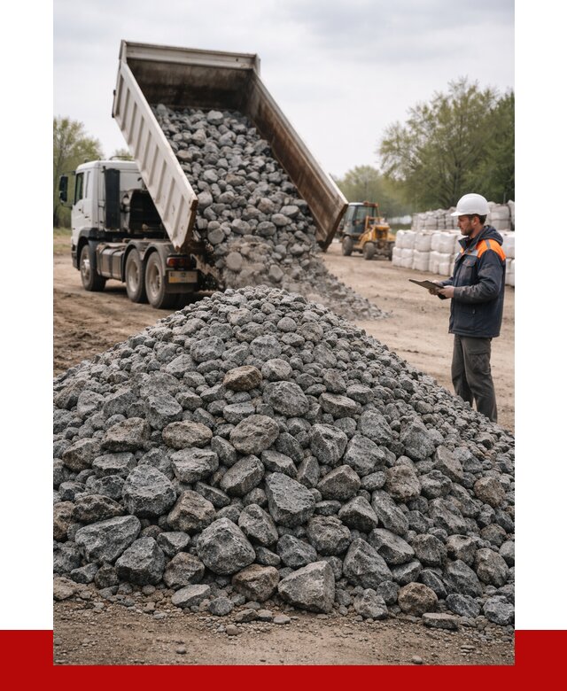 Гранитный щебень фракция 100-200 в Кинешме от 4245 р. ПРОНЕРУДКнш