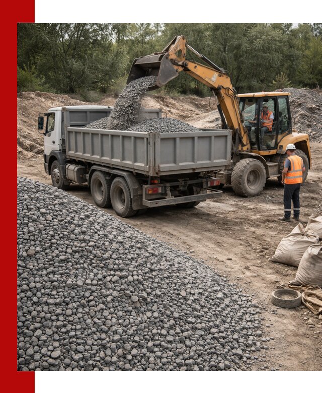 Доставка гравийного щебня в Кинешме оптом и в розницу