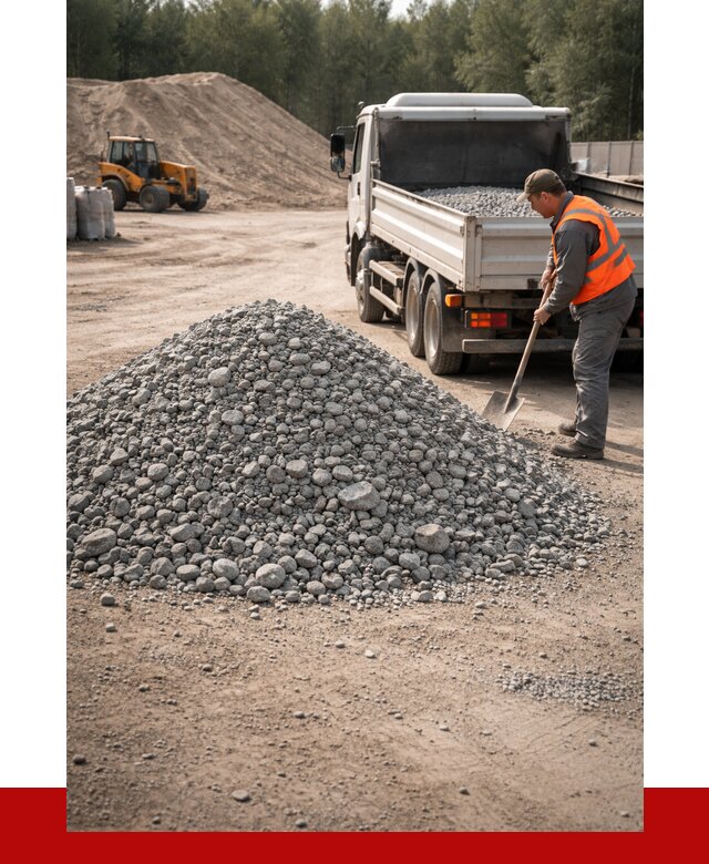 Гравийный щебень фракция 5-10 в Кинешме от 2224 р. | ПРОНЕРУДКнш