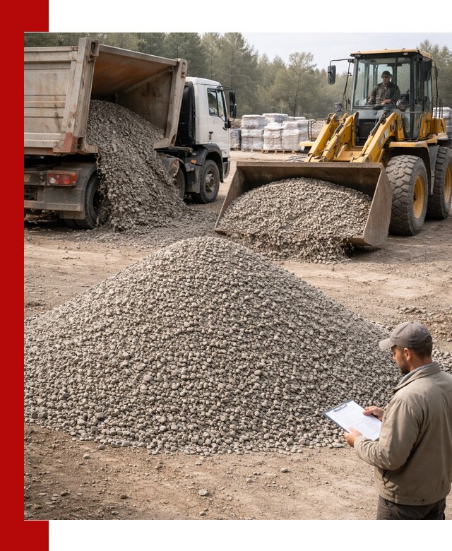 Гравийный щебень фракция 5–10 с доставкой в Кинешме