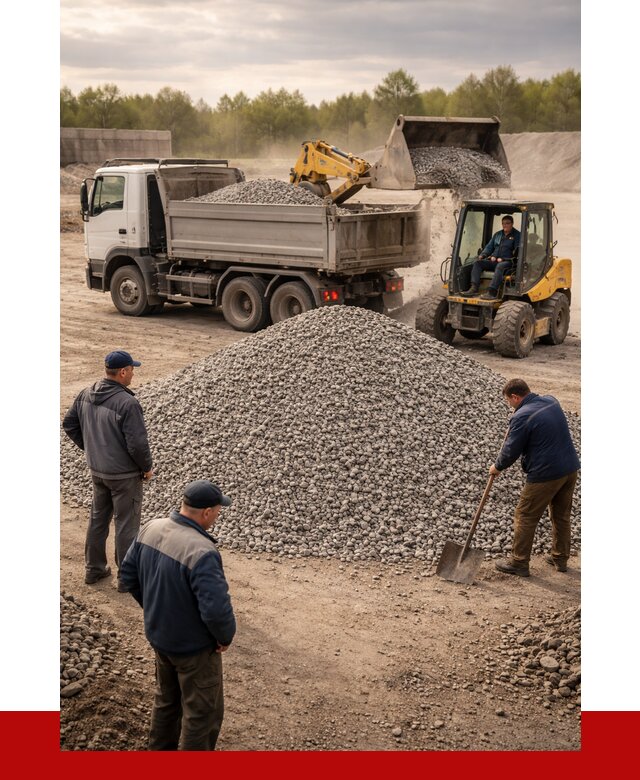Гравийный щебень фракция 5-20 в Кинешме от 2426 р. ПРОНЕРУДКнш