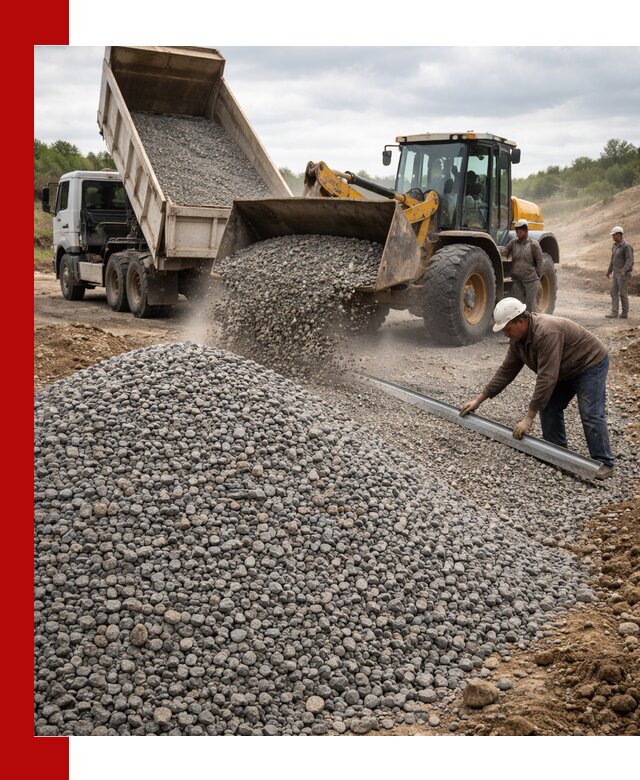 Гравийный щебень фракция 5-20 с доставкой в Кинешме