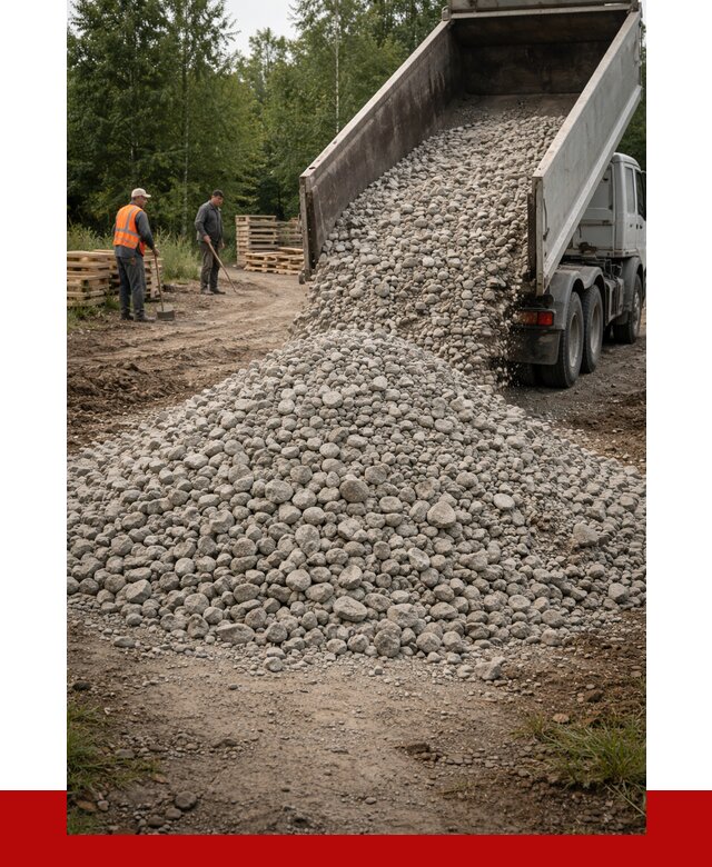 гравийный щебень фракция 70-120 в Кинешме от 2476 р. ПРОНЕРУДКнш