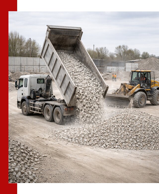 Доставка и продажа известнякового щебня в Кинешме