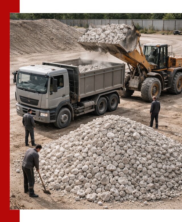 Известняковый щебень фракция 70–150 с доставкой в Кинешме