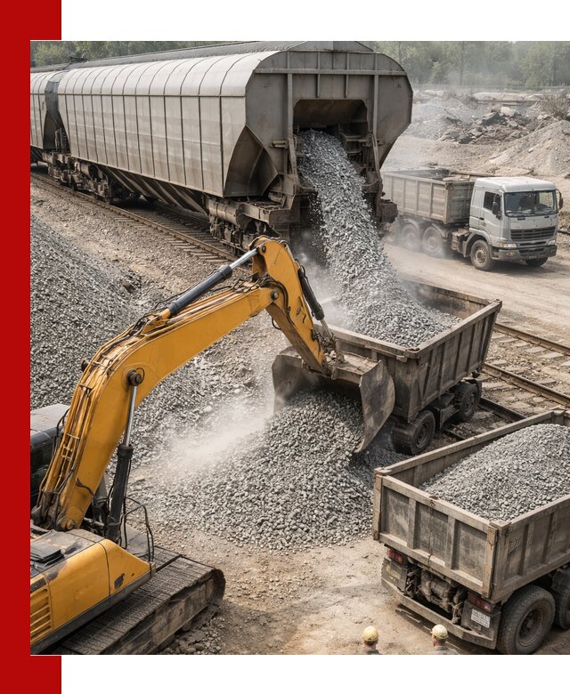 Доставка железнодорожного щебня в Кинешме крупными партиями быстрого отгруза