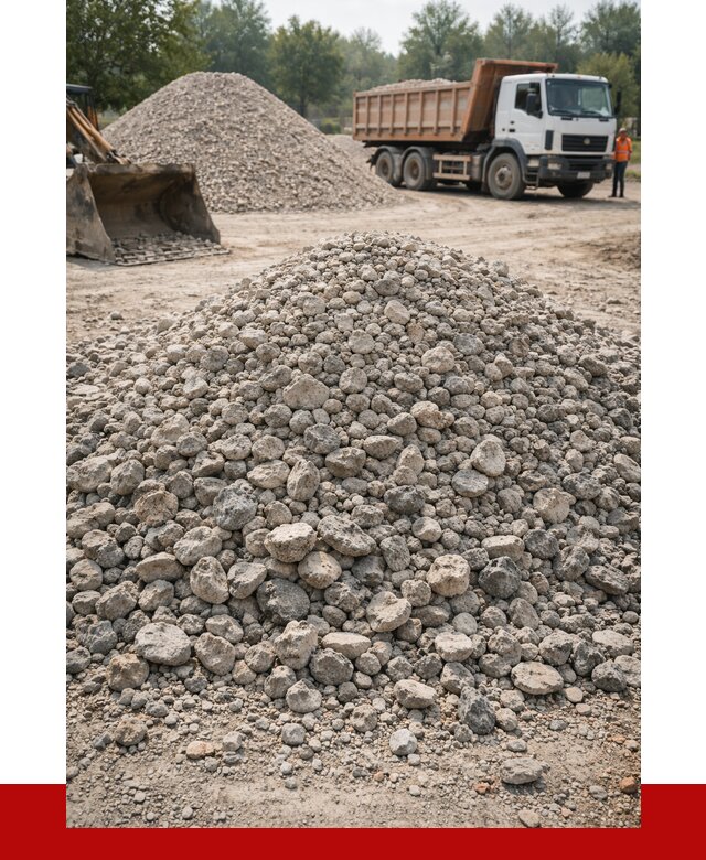 Вторичный щебень фракция 20-40 в Кинешме от 2224 р ПРОНЕРУДКнш