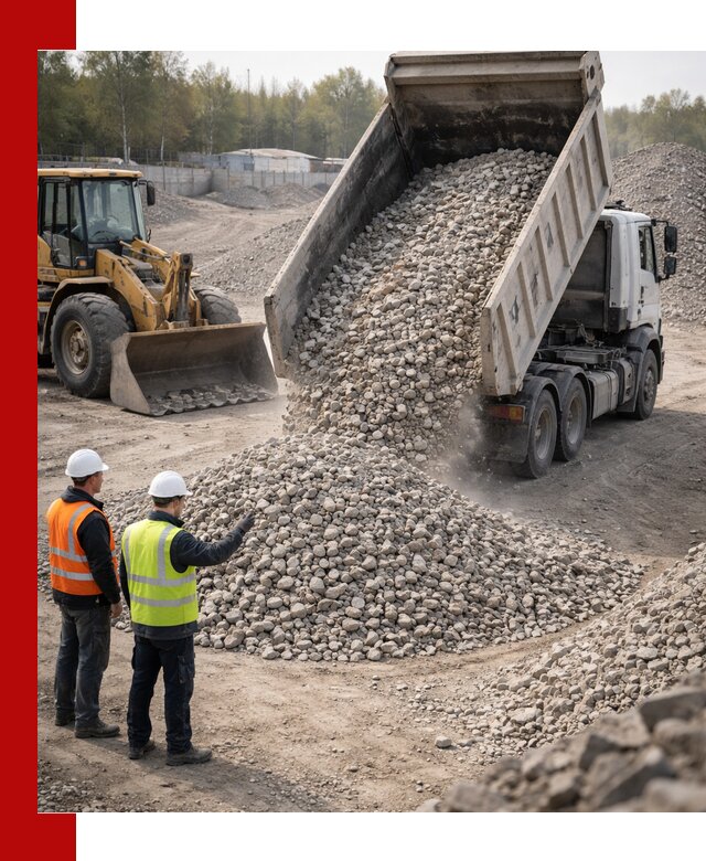 Вторичный щебень фракция 40–70 доставка в Кинешме