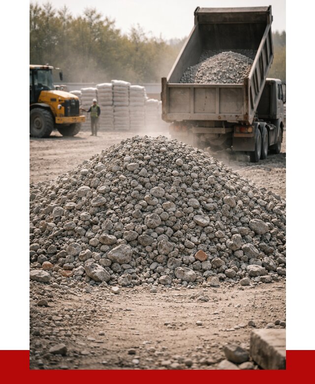 Вторичный щебень фракция 70-150 в Кинешме от 1415 р. | ПРОНЕРУДКнш