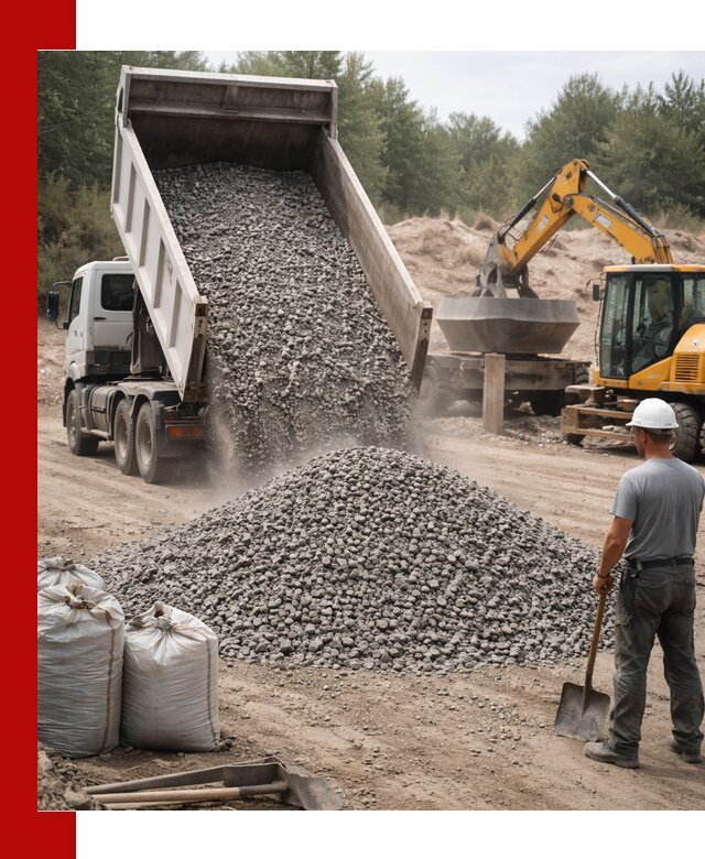 Доставка и продажа бетонного щебня в Кинешме