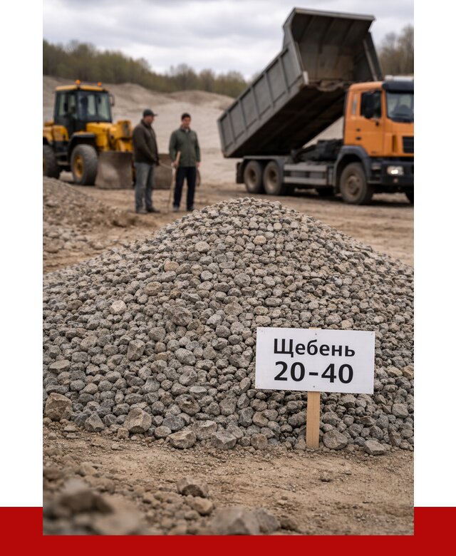 Бетонный щебень фракция 20-40 в Кинешме от 2476 р. | ПРОНЕРУДКнш