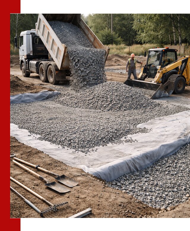 Щебень для фундамента с доставкой в Кинешме