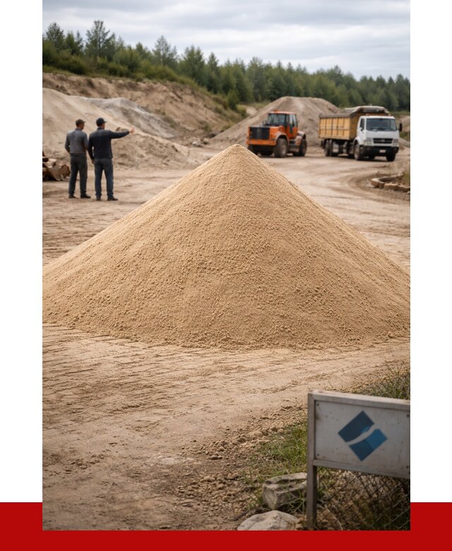 Карьерный песок навалом в Кинешме от 1819 р. | ПРОНЕРУДКнш