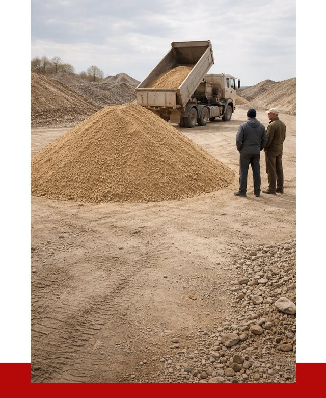 Карьерный песок крупнозернистый в Кинешме от 8591 р | ПРОНЕРУДКнш