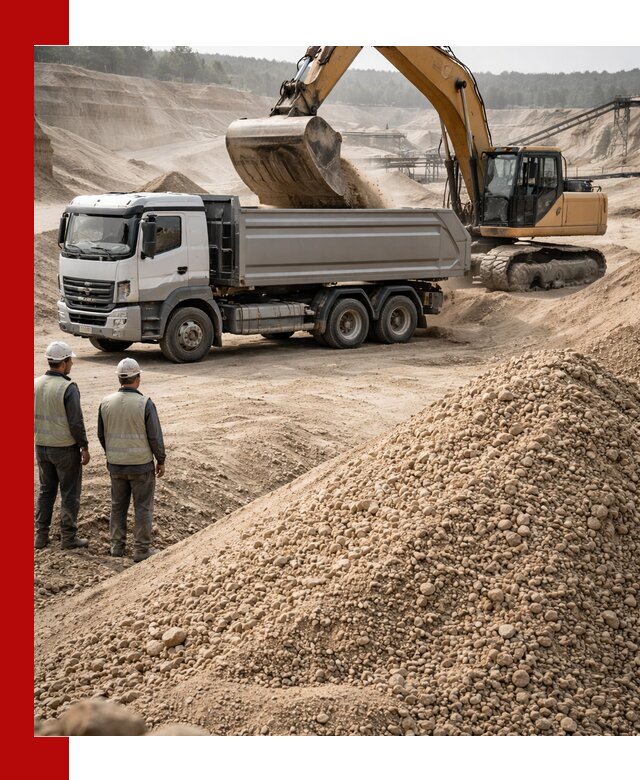 Карьерный крупнозернистый песок с доставкой в Кинешме