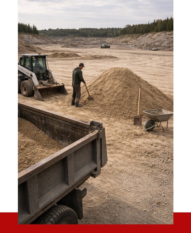 Карьерный песок среднезернистый в Кинешме, от 2224 р. ПРОНЕРУДКнш