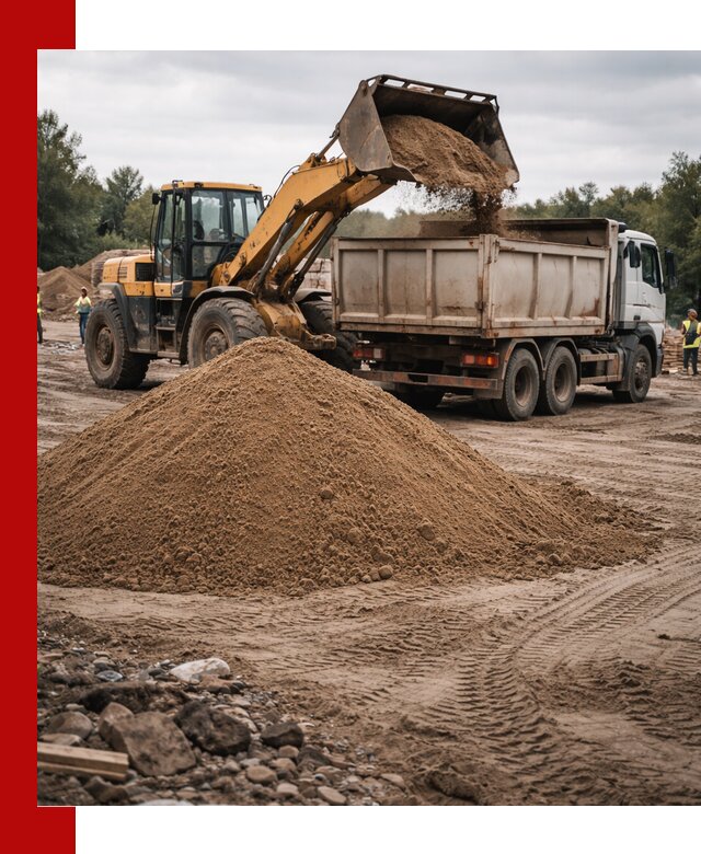 Доставка речного песка навалом в Кинешме быстро и выгодно