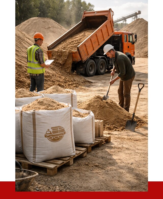 Строительный песок в Кинешме от 2224 р. с доставкой, ПРОНЕРУДКнш