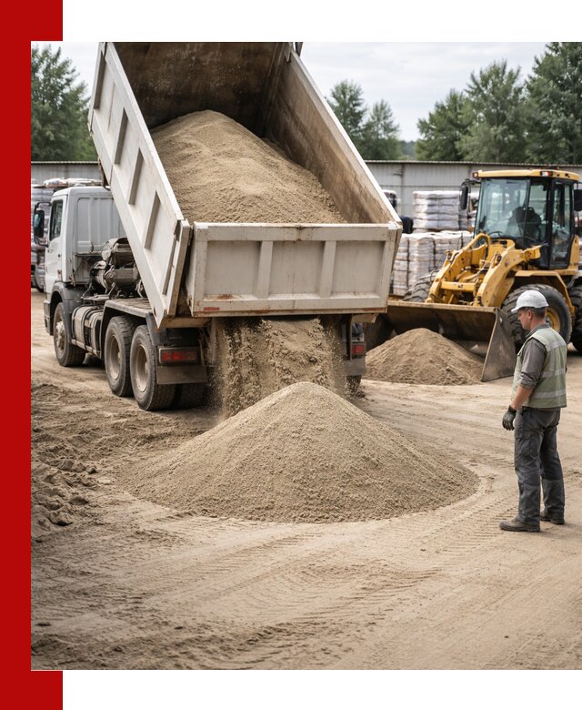 Поставка и доставка песка для бетона в Кинешме