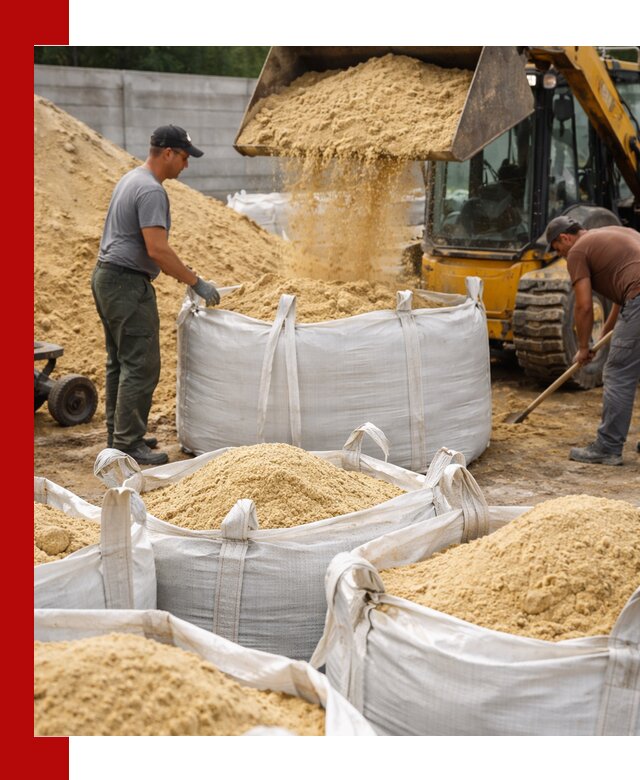 Поставка качественного песка для кладки в Кинешме