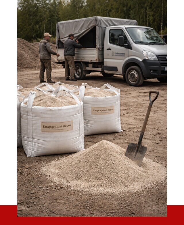 Кварцевый песок для пескоструя в Кинешме от 4548 р. | ПРОНЕРУДКнш