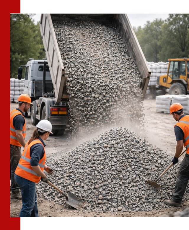 Доставка гравия и камня в Кинешме оптом и в розницу