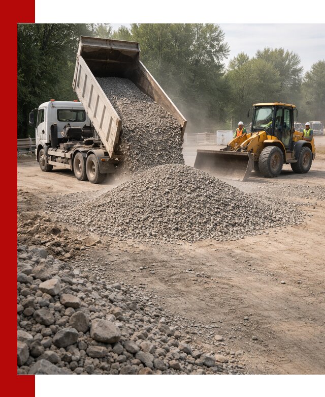Гравий фракция 5–20 доставка в Кинешме оптом и в розницу