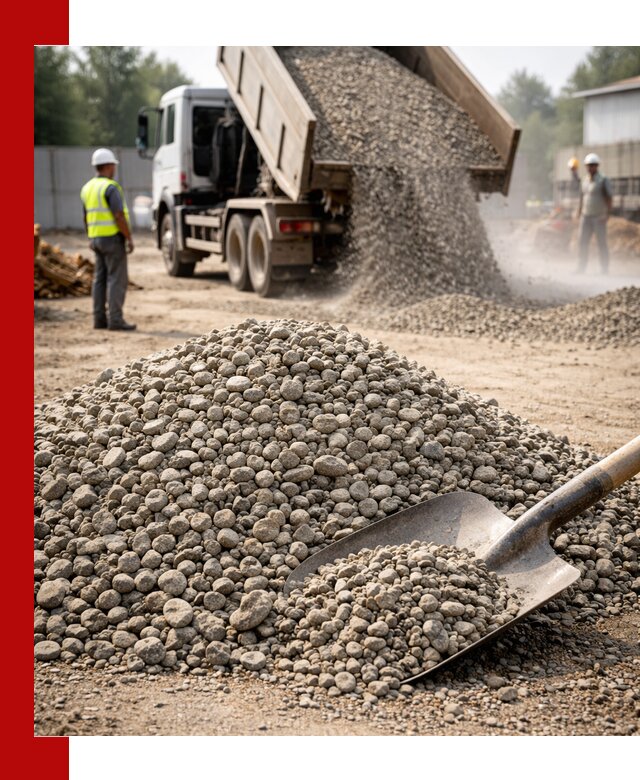 Доставка гравия фракции 20-40 в Кинешме с самосвалами