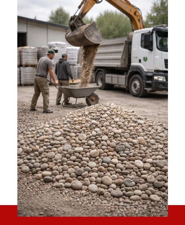 Галька декоративная в Кинешме от 3234 р. за куб | ПРОНЕРУДКнш