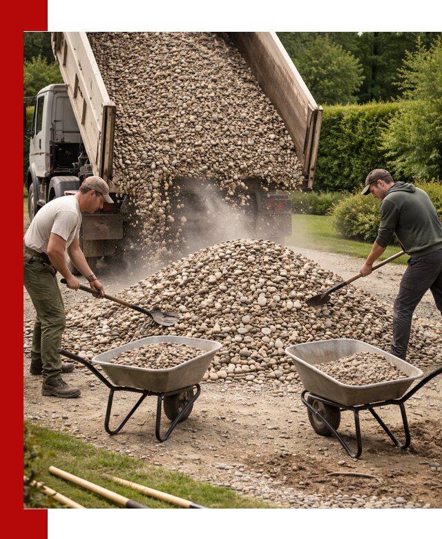 Доставка и продажа декоративной гальки в Кинешме