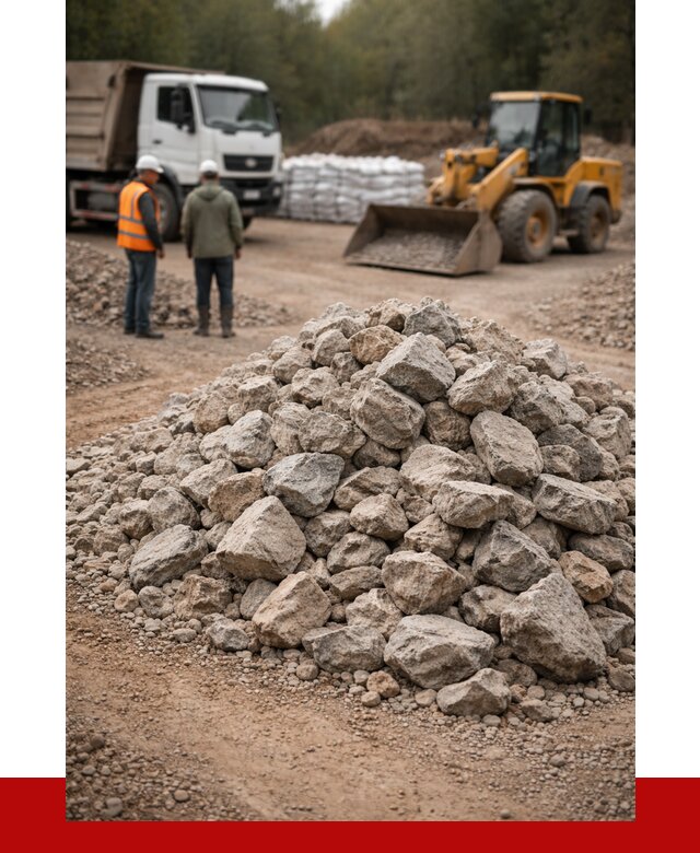 Купить бутовый камень с доставкой в Кинешме от 2325 р. | ПРОНЕРУДКнш