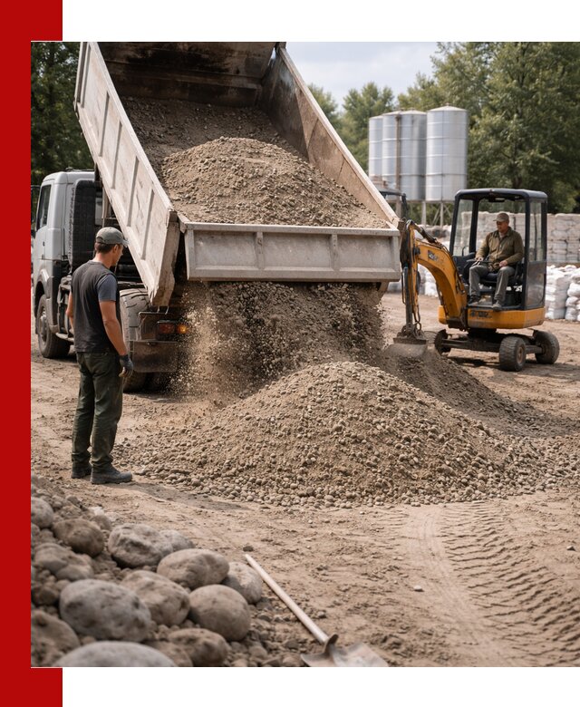 Доставка ПГС С3 в Кинешме самосвалами и миксерами