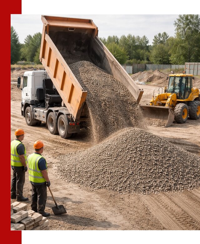 Доставка щебёночно-песчаной смеси ЩПС С7 в Кинешме