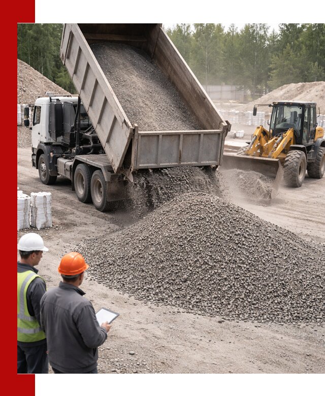 Доставка и продажа гранитного отсева 0-10 в Кинешме