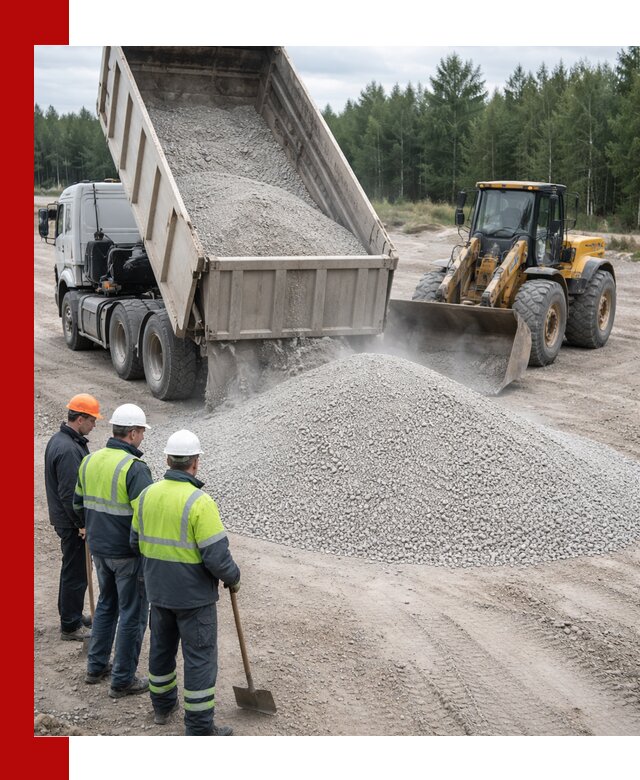 Известняковый отсев 0-5 доставка в Кинешме быстро и выгодно