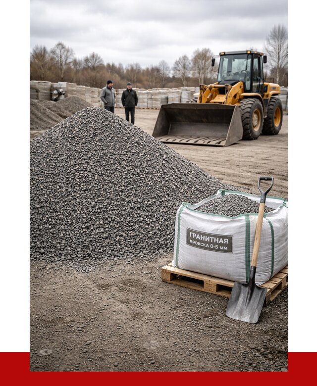 Купить гранитную крошку в Кинешме от 4851 р. с доставкой | ПРОНЕРУДКнш