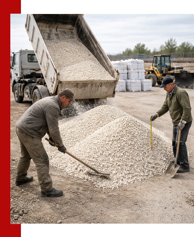 Мраморная крошка с доставкой и разгрузкой в Кинешме