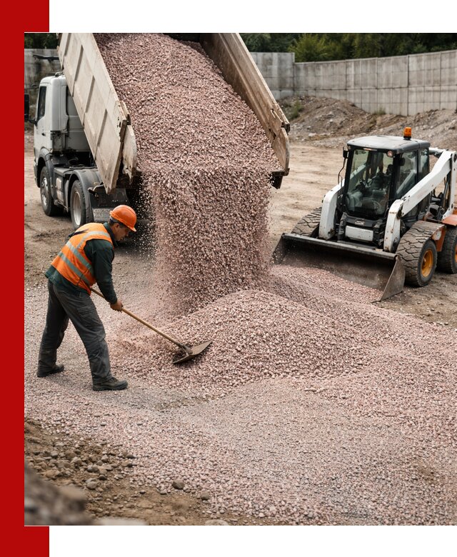 Крошка розовый гранит с доставкой в Кинешме от производителя