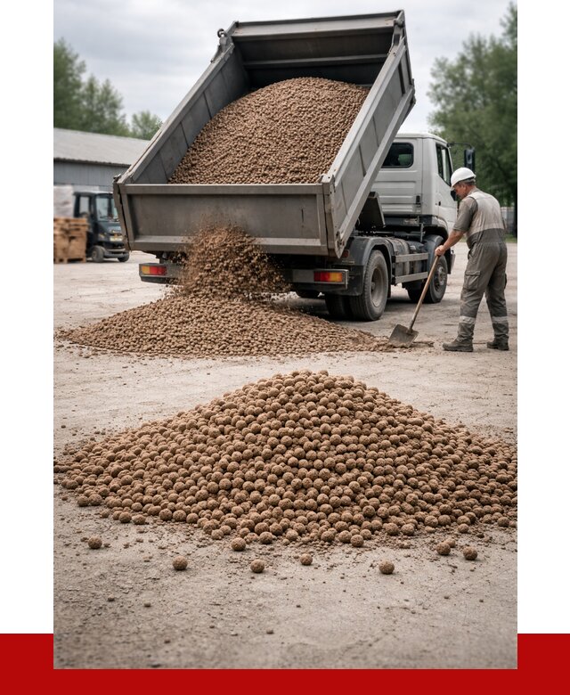 Керамзит с доставкой в Кинешме от 4245 р. за м3 | ПРОНЕРУДКнш