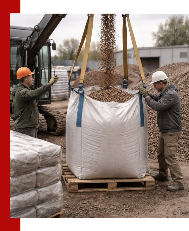 Керамзит в биг-бегах с доставкой в Кинешме