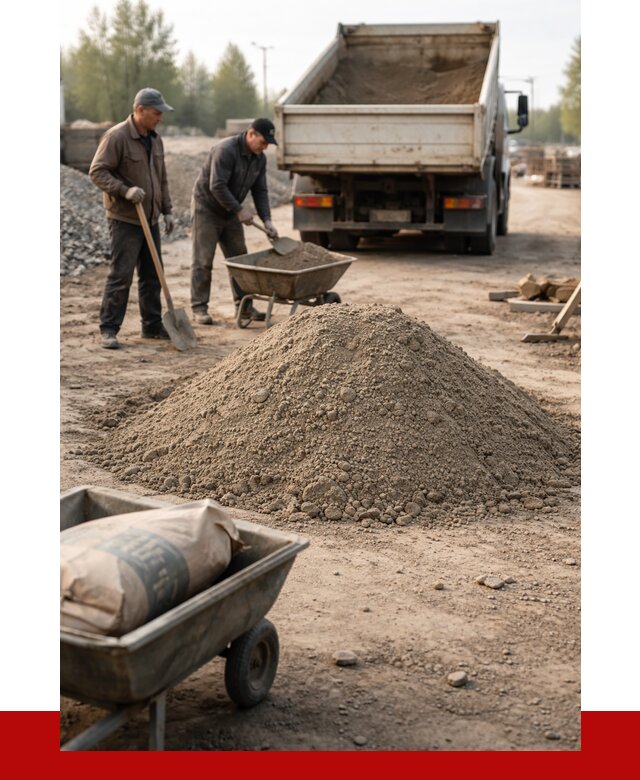 Цементно-песчаная смесь М150 в Кинешме от 4750 р. | ПРОНЕРУДКнш