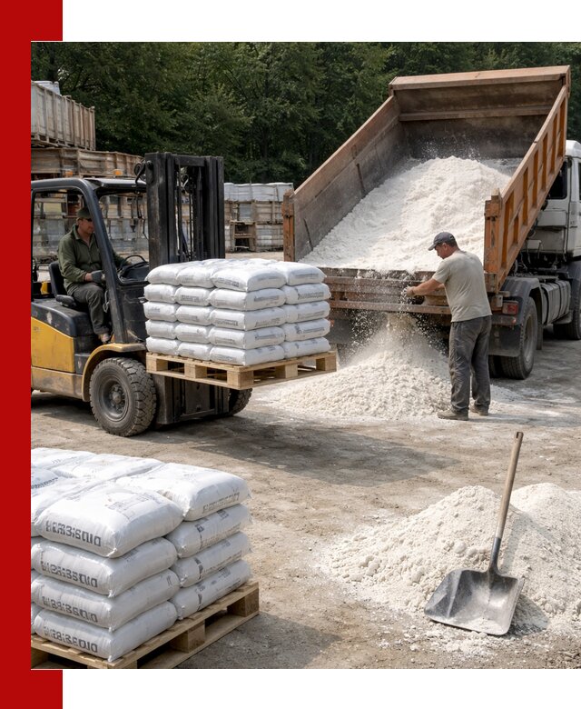 Доставка строительной извести оптом и в розницу в Кинешме