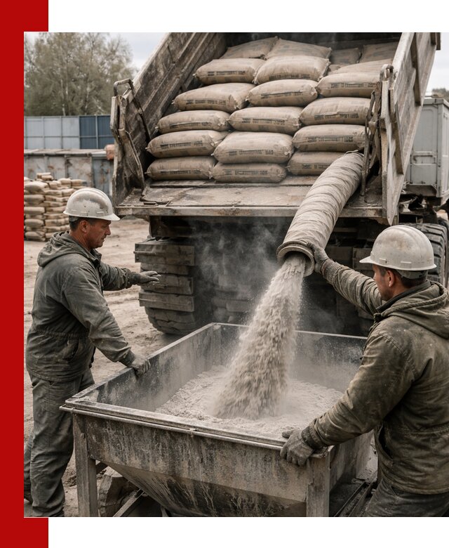 Доставка цемента М400 в Кинешме оптом и в розницу