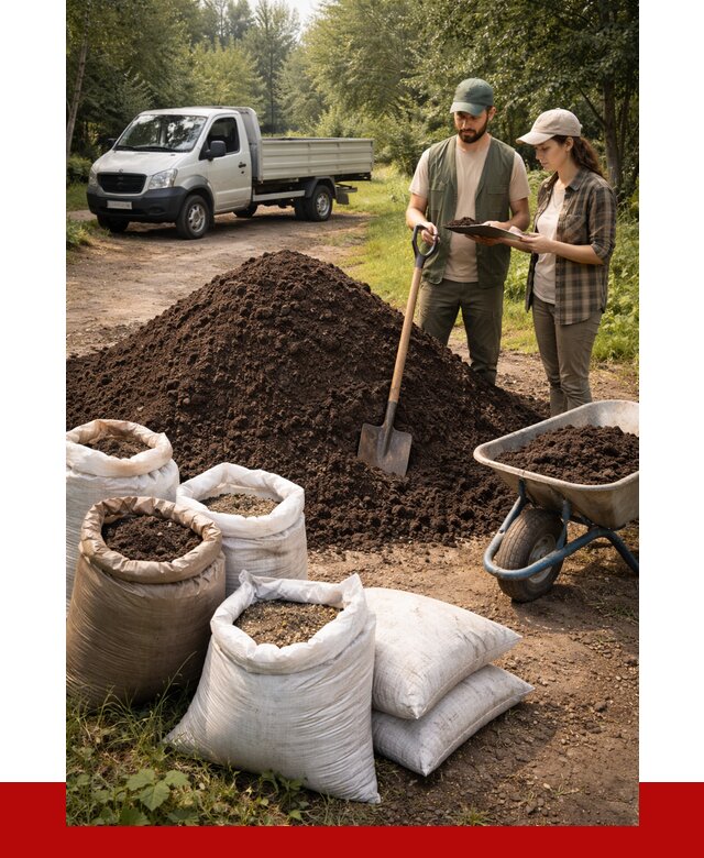 Купить грунт с доставкой в Кинешме от 4548 р. за м3 | ПРОНЕРУДКнш