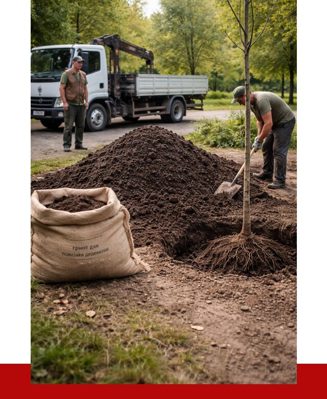 Грунт для посадки деревьев в Кинешме от 1213 р. | ПРОНЕРУДКнш