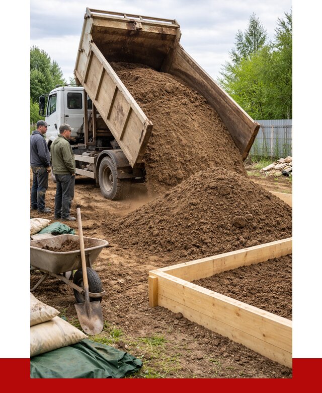 Торфо песчаная смесь в Кинешме с доставкой от 1870 р. | ПРОНЕРУДКнш